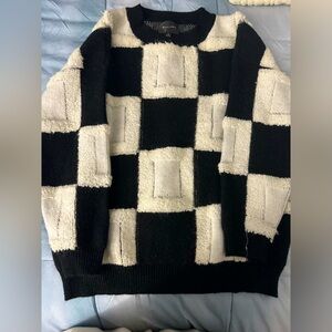 Jaqueline sweater in black and white by line& dot